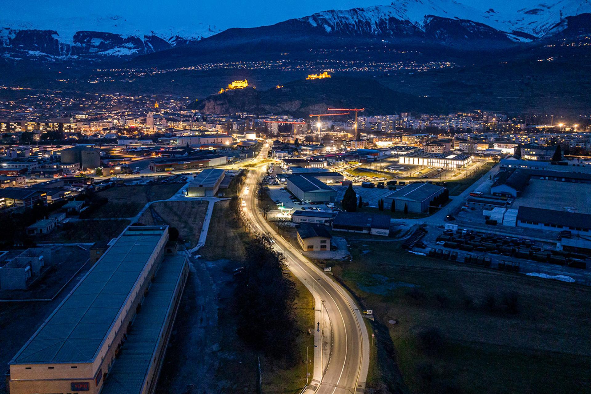 Adaptive street lighting is preserving energy and reducing light pollution in Sion